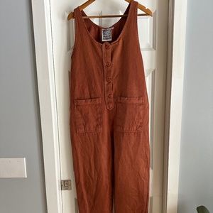 Jungmaven Hemp Button Down Jumper Copper M